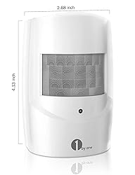 1byone Motion Sensor Alarm 1000 FT Range Extra Loud