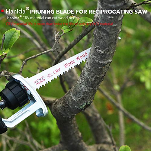 9-Inch Wood Pruning Reciprocating/Sawzall Saw Blades (5 TPI