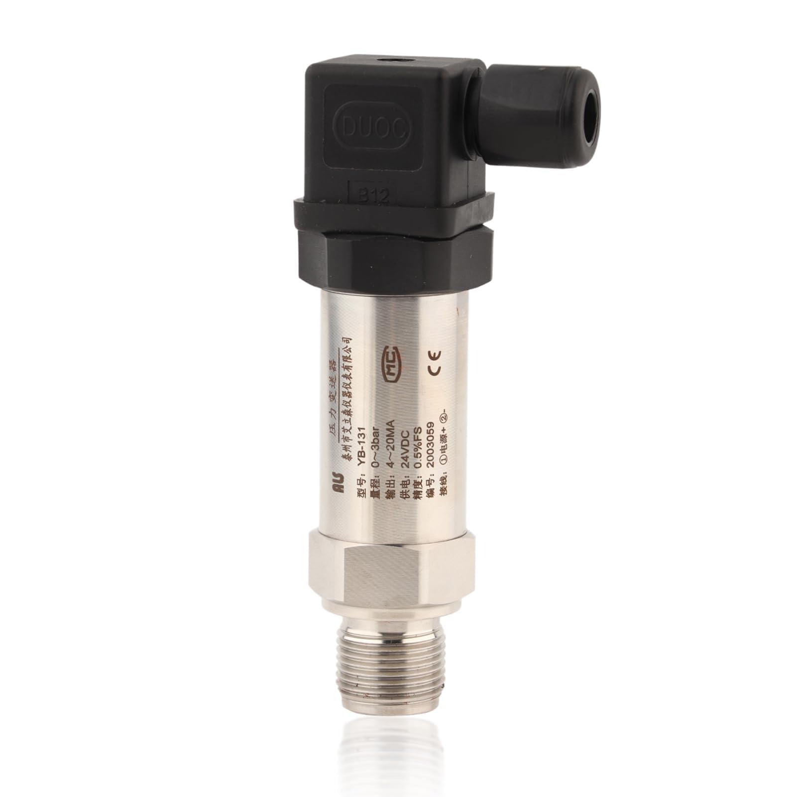 Pressure Transducer Sender Sensor, 24VDC 0-3bar