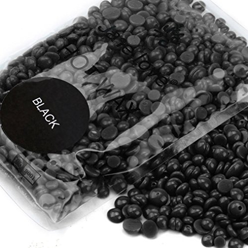 Baomabao Hair Removal Bean No Strip Depilatory Hot Film Hard Wax Pellet Waxing (Black)