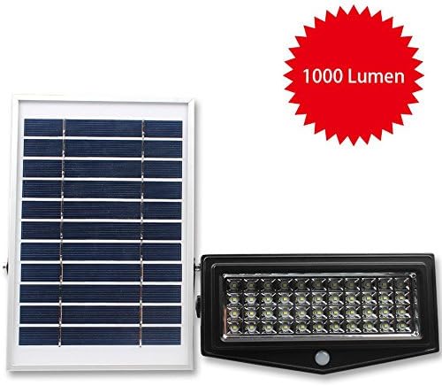 Solar Flood Light Outdoor, SUDOTACK, Street Security LED Light with Motion Sensor, Super Bright LED 10 Watts 1000Lumen, Dimmable,Waterproof for Walkway, Pathway, RV, Garden, Warehouse, Garage, Park