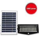 Solar Flood Light Outdoor, SUDOTACK, Street Security LED Light with Motion Sensor, Super Bright LED 10 Watts 1000Lumen, Dimmable,Waterproof for Walkway, Pathway, RV, Garden, Warehouse, Garage, Park