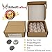 Magnets for Crafts - 100 Premium 1 inch Round Strong Magnet – 25mm x 4mm - Great for Creating Fridge Art and Other Magnetic Craft Projects