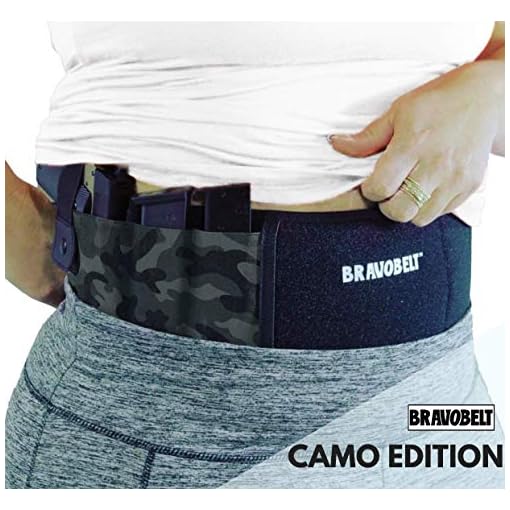 BRAVOBELT Belly Band Holster for Concealed Carry Athletic Flex FIT