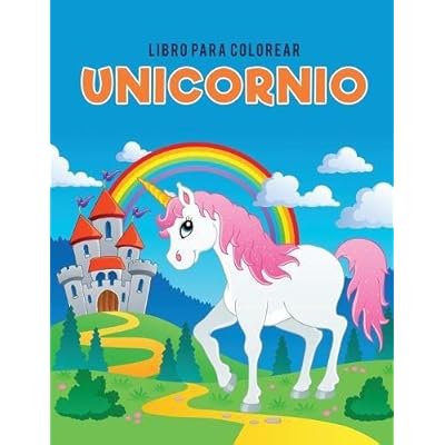 Libro para colorear unicornio