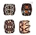 LOVEF Thick Hair clip combs hair accessories for girls bun hair - Bun Maker- Best hair accessories for Women -Easy Updo- Doesn't slide out of your hair - Holds long, short -Waterproof (4PCS)