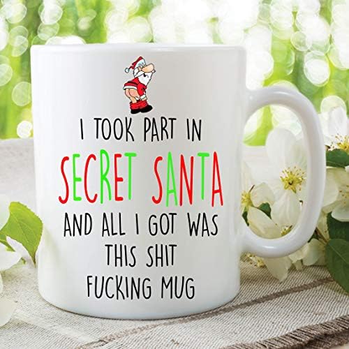 Secret Santa Mug Gift Christmas Mug Novelty Christmas Secret Santa Present Work Colleague Coworker Funny Gift Work Office Banter