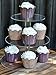 Woodgrain Cupcake Wrappers for Rustic Weddings, Western Cowboy/Cowgirl Birthday Parties, Lumberjack, Woodland, Outdoors Baby or Bridal Showers. Set of 24 Reversible Woodsy Cup Cake Holder Wraps. Brown