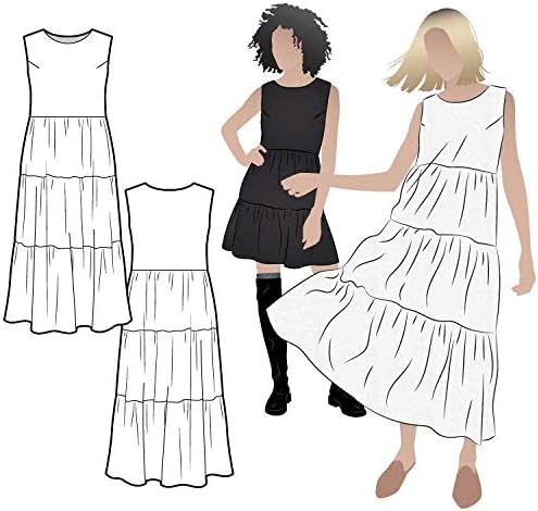 Style ArcStyle Arc Sewing Pattern - Nova Midi Dress (Sizes 18-30)