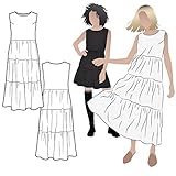 Style Arc Sewing Pattern - Nova Midi Dress