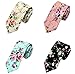 Flower Ties for Men,Mens Ties,Skinny Tie,Floral Printed Cotton Neck Tie Slim (4 Colors)