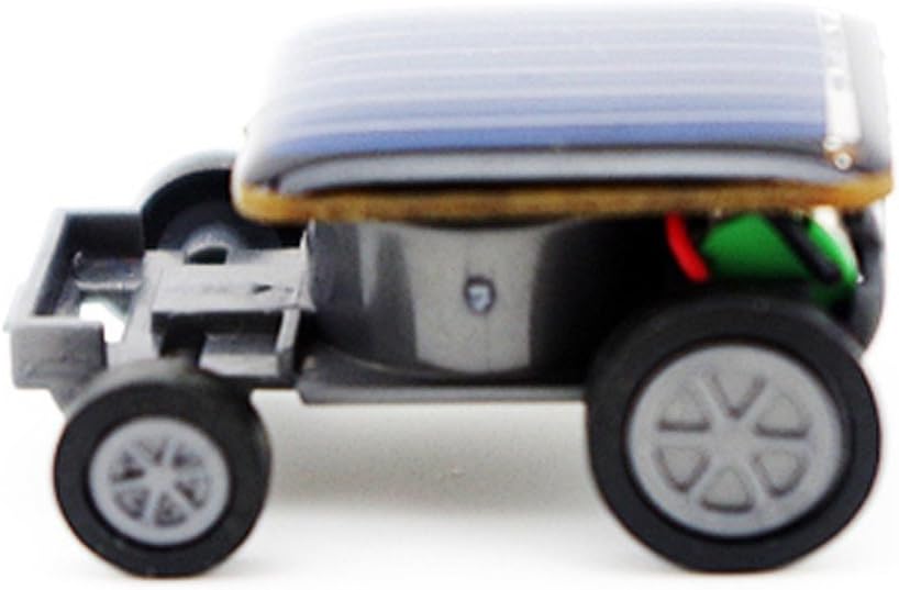 JKRTR Smallest Solar Power Mini Toy Car Racer Educational Solar Powered Toy