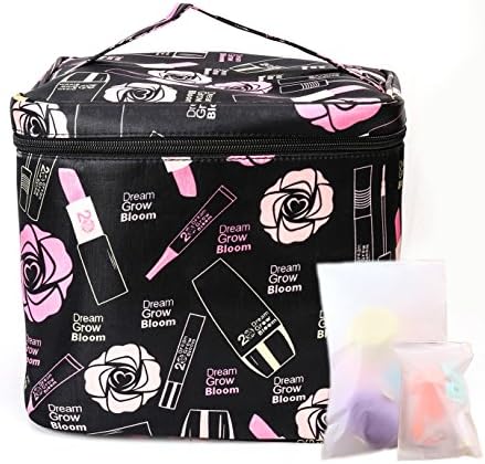 InfiniteB Large Capacity Cosmetic Bag Multifunctional Waterproof Makeup Bag Portable Travel Organizer with 2 Packing Bag(2)
