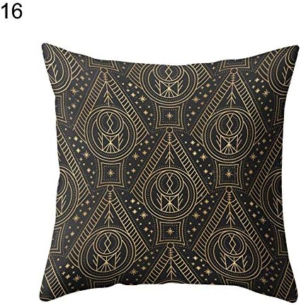 millet16zjh Egyptian Style Elephant Circle Pillow Case Cushion Cover Sofa Bed Car Cafe Decor - 16#