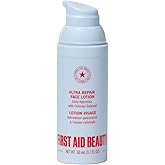 First Aid Beauty - Ultra Repair Face Moisturizer, Soothing Face Colloidal Oatmeal, Everyday Lightweight Non-Comedogenic Formula Helps Soften Skin with Ceramides and Shea Butter, 1.7 oz