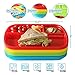 4-Compartment Divided Plastic Tray -