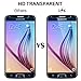 [3 Pack] L K Screen Protector for Samsung Galaxy S6, [Frame-Installation] Tempered-Glass 9H Hardness, Lifetime Replacement Warranty