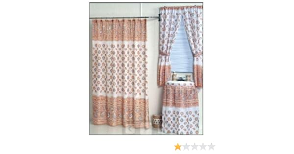 Amazon Com Home Fashions Ocean Sea Shells Shower And Window