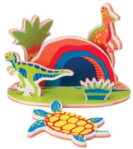 Rub-A-Dub Dinosaur Island Bath Activity Kit (731346081216)