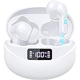 Eumspo Wireless Earbuds Bluetooth V5.1 Earbuds 35H Playtime Stereo Sound in-Ear Bluetooth Headphones Waterproof Touch Control
