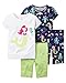 Carter's Girls' 4 Pc Cotton 351g078, Print, 4T