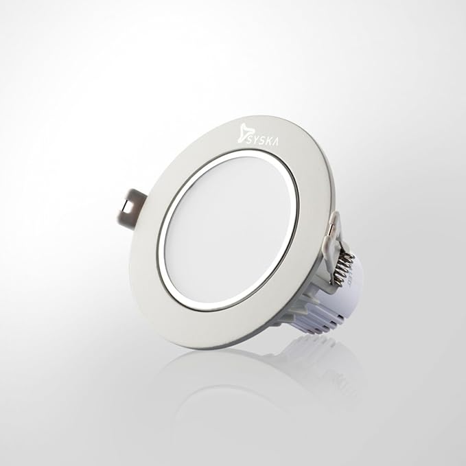 Syska SSK-CL7730-4-5W 5-Watt LED Down Light (White)