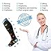 HLTPRO 20-30 mmHg Compression Socks Women & Men - Compression Stockings for Running, Nurse, Flight, Travel