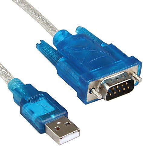 RIHOME USB to RS232 DB9 Male Addapter Cable 2.5ft (USB to RS232 Male)