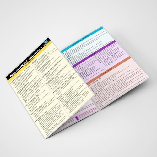 Private Pilot VFR Oral Exam Reference Flashcard & Study Guide Version A ...