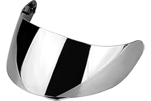 TBEST Westt Helmet Visor Replacement,Silver Mirror Visor for Helmet,K1S Pinlock,Motorcycle Helmet Visor,Motorcycle Wind Helmet Lens Visor Full Face Fit for K1 K3 Sv K5 K5?S Transparent(Silver)
