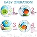 Automatic Bubble Blower – Bubble Machine for Birthday Party, Fun Outdoor Activities, Weddings – Non-Toxic, High Quality Plastic, Portable – High Output Machine + BONUS Wands & Dip Tray by Duddy