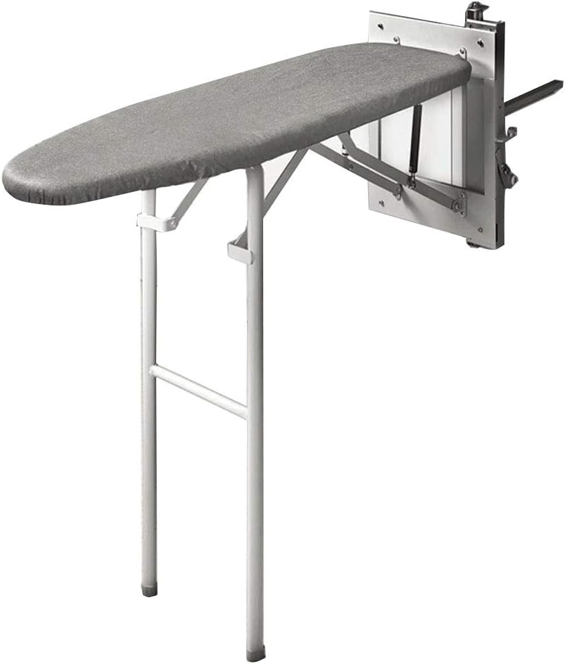 ironing board CXLO thick stainless steel tube ，Folding wall hanging 180° buffer rotation，91,5 cm × 30 cm × 89 cm