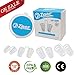 ZPER Nasal Dilator Anti Snoring Device - Reusable, Better Breathing for Comfortable Deep Sleep, Effective Natural Helper, Flexible Soft Silicone (4 Pairs, 2X Big, 2X Small w/Travel case)
