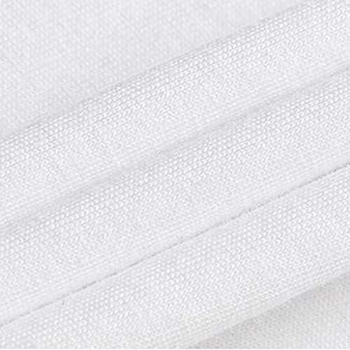 Miuye yuren-Women s Tops Thou Shall Not Try Me Letter Blouses T-Shirt Tie Front Knot Tees US:18 White