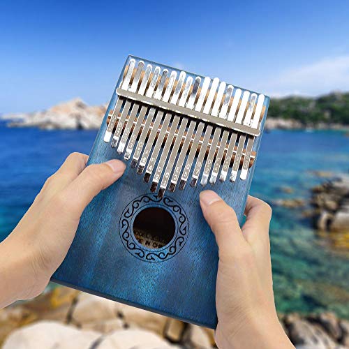 6 Apelila+Kalimba+Mahogany+Finger+Stickers