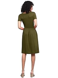 LL WDR2304 Women's Comfy Casual Short Sleeve Flowy