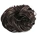 FUT Scrunchy Scrunchie Hair Bun Updo Hairpiece Ponytail Hair Extensions Wavy Curly Messy Hair Bun Extensions Donut Chignons Hair Piece medium brownthumb 3