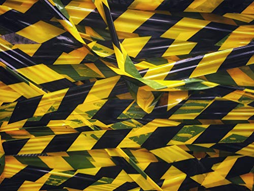 Caution Barricade Tape 3in X 300ft • Caution Tape Bright Yellow with a bold Black Print for High Visibility • 3 in. wide for Maximum Readability • Tear Resistant Design (Barricade Tape Black & Yellow) - Thumbnail 3