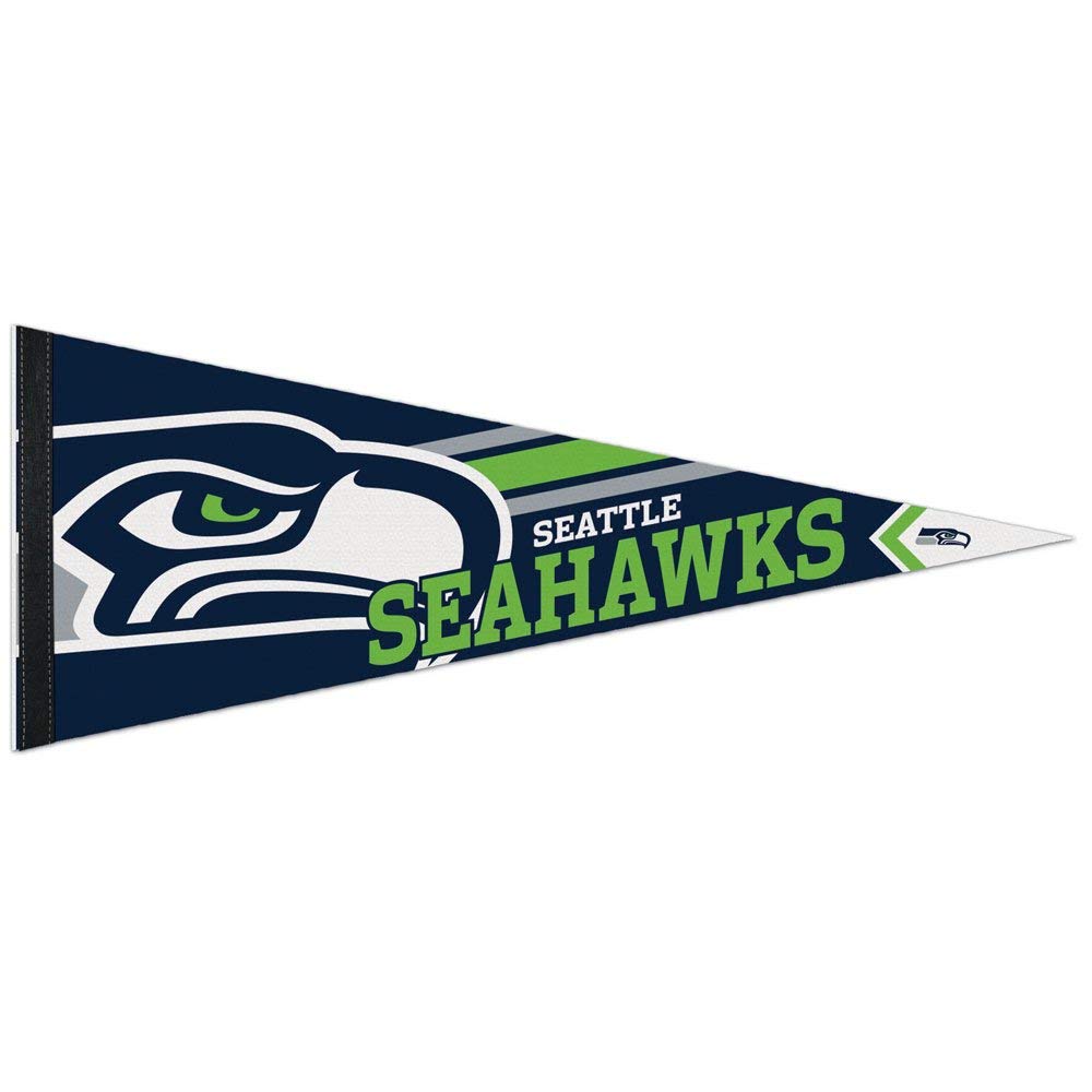 WinCraft NFL 14530115 Seattle Seahawks Premium Pennant, 12" X 30"