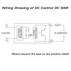 CG Solid State Relay SSR-60DD DC to DC Input