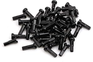 Bike Spoke Nipples Aluminum Alloy Spoke Nipples Mountain Bicycle Spoke Cap for 14G 40Pcs 6 * 14mm