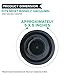 Crucial Vacuum Replacement Vacuum Filter Compatible with Bissell Part # 2031532 & Models Fits Zing Bagless Canister Vacuum Washable, Reusable, Compact Vac Filters (1 Pack)