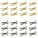 Yexpress 600 Pieces 4.5 x 8mm Gold & Silver Mini Brads Round Paper Fasteners Brass Pastel Metal Brads for Scrapbooking Crafts DIY Paper