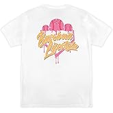 Baseball Lifestyle 101 Ice Cream Youth Tee for Boys - Strawberry, Soft 60/40 Blend, Breathable, Side-Seamed, Sizes Youth S-XL