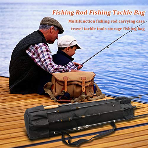 JSHANMEI Angelrutentasche Angelrutenhalter Tragetasche Angelzubehör Hält 5 Stangen Reisekoffer Tasche Wasserdicht… – Bild 8