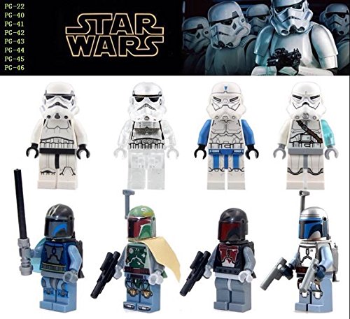 Building Block Super Heroes The Force Awakens Jango Fett Minifigures Storm Trooper Solider Boba Fett Mini Figures