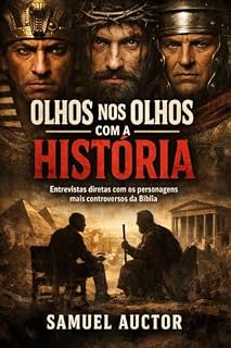 Livro OLHOS NOS OLHOS COM A HISTORIA: Entrevistas diretas com personagens mais controversos da Biblia