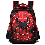 YOURNELO Boy's Cool Cartoon 3D Marvel Heroes School Backpack Rucksack (New Spider Man)