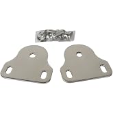 Stainless Steel Inside Windshield Brackets fits 1955-1986 CJ5 CJ7 and 1987-1995 Wrangler YJ
