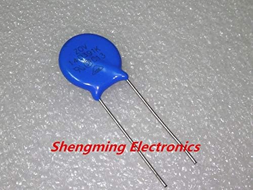 100pcs Varistor 14D391K 390V Metal Voltage Dependent Resistor 14D391